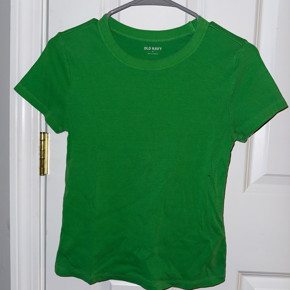 Women’s Old Navy Green Fitted T-Shirt